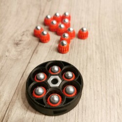 18 Slugs for T4E HDR50 CO2 Umarex cal.50 ball 8mm weight 2,7g - Red